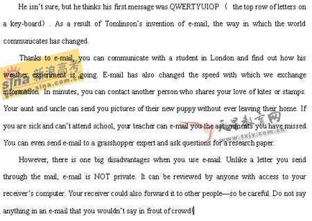 2008�꽭��ʡ�߿�Ӣ�￼��˵��(3)