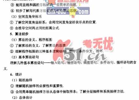 2008����ȫ��ͳһ���Թ㶫������˵��(��ѧ��)(3)